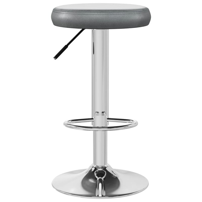 Casa si Gradina - Mobilier - Scaune si fotolii - Scaune - Scaune de bar, 2 buc., gri, piele ecologica - Infinity.ro