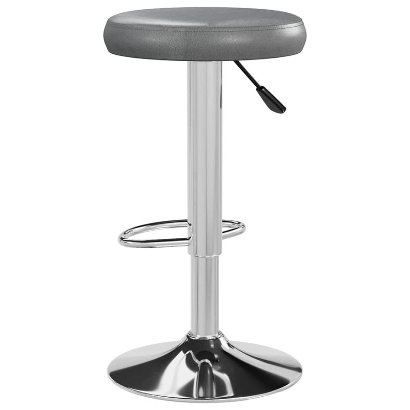 Casa si Gradina - Mobilier - Scaune si fotolii - Scaune - Scaune de bar, 2 buc., gri, piele ecologica - Infinity.ro