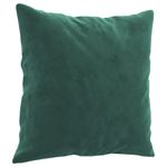 Casa si Gradina - Mobilier - Canapele si coltare - Canapele - Set canapea cu perne, 2 piese, verde inchis, catifea - Infinity.ro