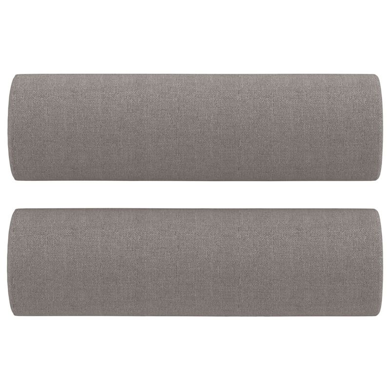 Casa si Gradina - Mobilier - Seturi de mobilier - Seturi living - Set de canapele cu perne, 3 piese, gri taupe, textil - Infinity.ro