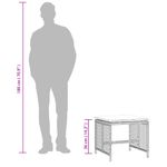 Casa si Gradina - Gradina si terasa - Mobilier exterior - Scaune si sezlonguri gradina - Scaune de gradina cu perne, 4 buc. gri deschis poliratan - Infinity.ro