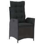 Casa si Gradina - Gradina si terasa - Mobilier exterior - Seturi mobila gradina - Set mobilier de gradina cu perne, 7 piese, negru, poliratan - Infinity.ro