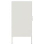 Casa si Gradina - Mobilier - Comode si corpuri - Comode - Dulap, alb, 36x39x79 cm, otel laminat la rece, cantitate în pachet: 2 - Infinity.ro