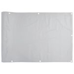 Casa si Gradina - Gradina si terasa - Garduri, panouri si accesorii - Paravan de gradina, gri, 500x90 cm, PVC - Infinity.ro