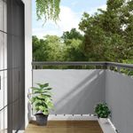 Casa si Gradina - Gradina si terasa - Garduri, panouri si accesorii - Paravan de gradina, gri, 500x90 cm, PVC - Infinity.ro