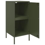 Casa si Gradina - Mobilier - Comode si corpuri - Comode - Dulapuri 2 buc. verde masliniu 36x39x79 cm otel laminat la rece - Infinity.ro
