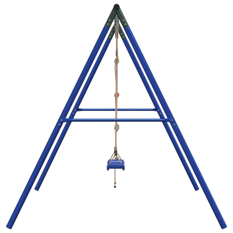 Jucarii, Copii si Bebe - Jucarii si jocuri - Jucarii de exterior - Spatii de joaca si accesorii - Set leagan de exterior, cu leagan și scara, albastru - Infinity.ro