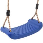 Jucarii, Copii si Bebe - Jucarii si jocuri - Jucarii de exterior - Spatii de joaca si accesorii - Set leagan de exterior, cu leagan și leagan tip cuib, albastru - Infinity.ro