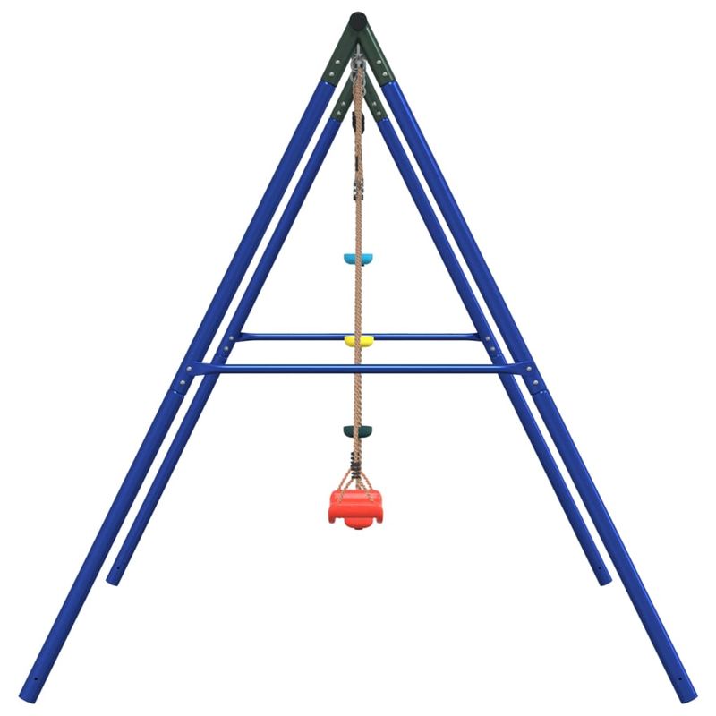 Jucarii, Copii si Bebe - Jucarii si jocuri - Jucarii de exterior - Spatii de joaca si accesorii - Set leagan de exterior, cu leagan și leagan cu disc, roșu - Infinity.ro
