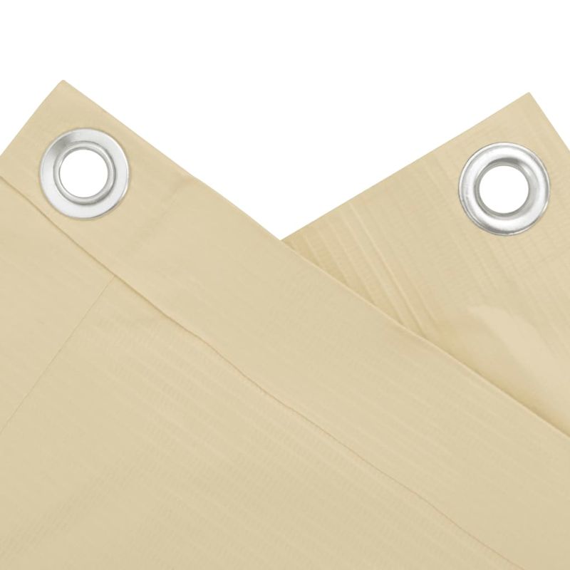 Casa si Gradina - Gradina si terasa - Garduri, panouri si accesorii - Paravan de gradina, crem, 600x120 cm, PVC - Infinity.ro