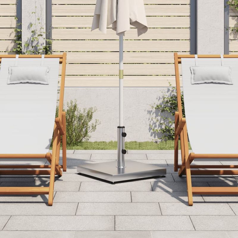 Casa si Gradina - Gradina si terasa - Umbrele si pavilioane - Umbrele - Suport umbrela pentru stalpi Ø32/38/48 mm, 28 kg, patrat - Infinity.ro