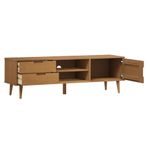 Casa si Gradina - Mobilier - Comode si corpuri - Comode - Dulap TV „MOLDE” maro, 158x40x49 cm, lemn masiv de pin - Infinity.ro