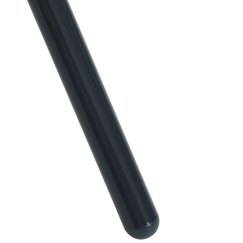 Casa si Gradina - Gradina si terasa - Mobilier exterior - Seturi mobila gradina - Set scaune de gradina stivuibile, 3 buc., antracit, otel vopsit - Infinity.ro