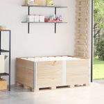 Casa si Gradina - Mobilier - Feronerie si accesorii mobila - Rame pentru paleti, 3 buc., 150x100 cm, lemn masiv de pin - Infinity.ro