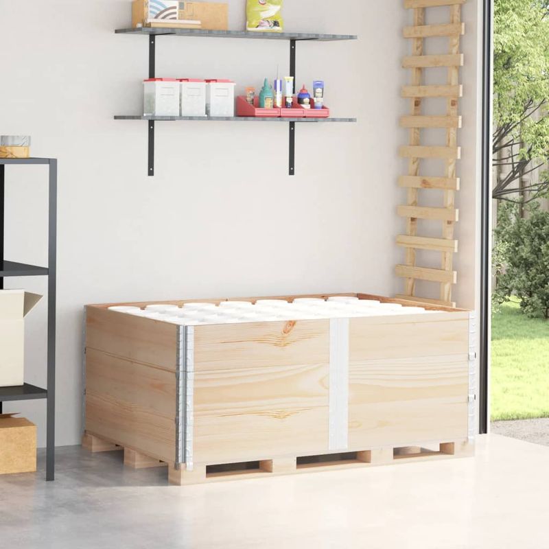 Casa si Gradina - Mobilier - Feronerie si accesorii mobila - Rame pentru paleti, 3 buc., 150x100 cm, lemn masiv de pin - Infinity.ro