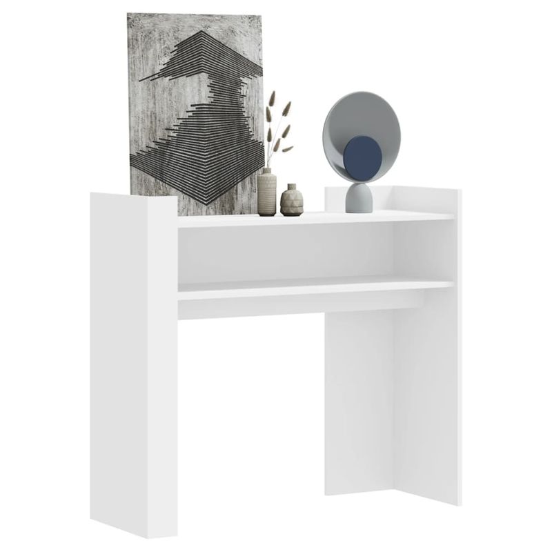 Casa si Gradina - Mobilier - Comode si corpuri - Console - Masa consola, alb, 100x35x90 cm, lemn prelucrat - Infinity.ro