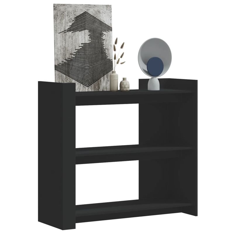Casa si Gradina - Mobilier - Comode si corpuri - Console - Masuta consola, negru, 100x35x90 cm, lemn prelucrat - Infinity.ro
