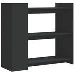 Casa si Gradina - Mobilier - Comode si corpuri - Console - Masuta consola, negru, 100x35x90 cm, lemn prelucrat - Infinity.ro