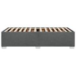 Casa si Gradina - Mobilier - Paturi si accesorii - Paturi - Cadru de pat, gri inchis, 90x190 cm, material textil - Infinity.ro