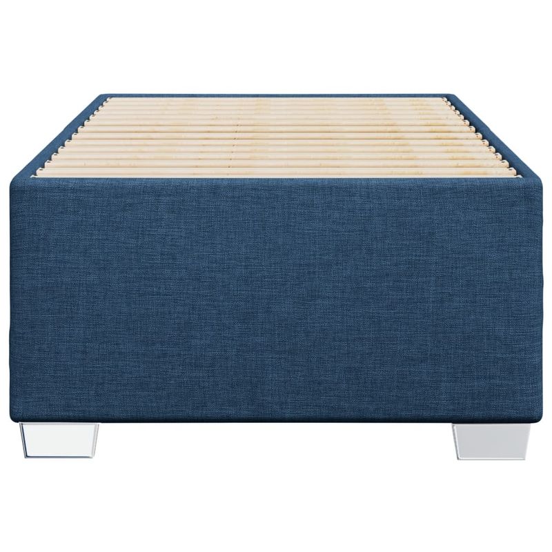 Casa si Gradina - Mobilier - Paturi si accesorii - Paturi - Cadru de pat, albastru, 90 x 200 cm, material textil - Infinity.ro
