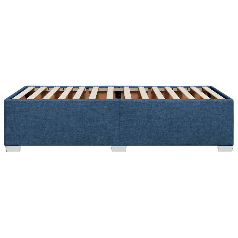 Casa si Gradina - Mobilier - Paturi si accesorii - Paturi - Cadru de pat, albastru, 90 x 200 cm, material textil - Infinity.ro