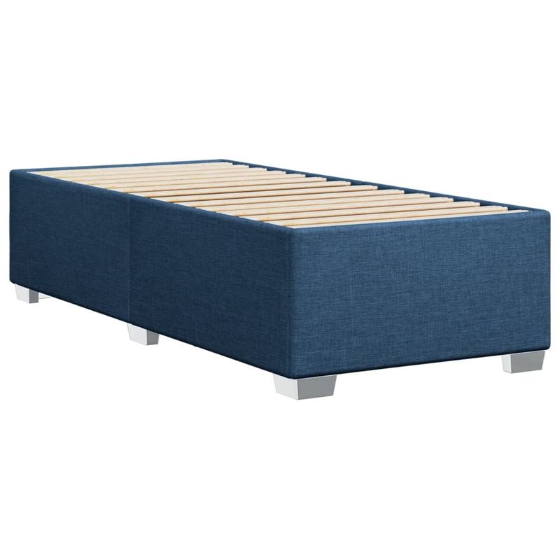 Casa si Gradina - Mobilier - Paturi si accesorii - Paturi - Cadru de pat, albastru, 90 x 200 cm, material textil - Infinity.ro