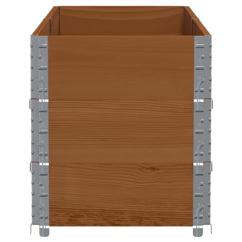 Casa si Gradina - Gradinarit si plante - Plante si ghivece - Ghivece si suporturi - Jardiniera de gradina, maro, 150x50 cm, lemn masiv de pin, mărime 150x50x60.5 cm - Infinity.ro