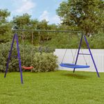 Jucarii, Copii si Bebe - Jucarii si jocuri - Jucarii de exterior - Spatii de joaca si accesorii - Set leagan de exterior, cu leagan, trapez și leagan tip cuib, roșu - Infinity.ro