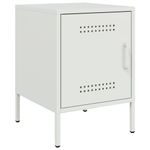 Casa si Gradina - Mobilier - Comode si corpuri - Noptiere - Noptiera, alb, 36x39x50,5 cm, otel - Infinity.ro