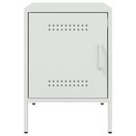 Casa si Gradina - Mobilier - Comode si corpuri - Noptiere - Noptiera, alb, 36x39x50,5 cm, otel - Infinity.ro