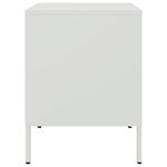 Casa si Gradina - Mobilier - Comode si corpuri - Noptiere - Noptiera, alb, 36x39x50,5 cm, otel - Infinity.ro