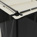 Casa si Gradina - Gradina si terasa - Umbrele si pavilioane - Pavilioane - Foisor cu pereti din plasa, crem, 3x3 m, otel - Infinity.ro