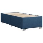 Casa si Gradina - Mobilier - Paturi si accesorii - Paturi - Pat box spring cu saltea, albastru, 90x190 cm, textil - Infinity.ro