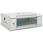 PC, gaming si accesorii - Servere - Cabinete metalice - Dulap de server montat pe perete, 4U, 19" IP20, 53x40x21 cm, gri - Infinity.ro