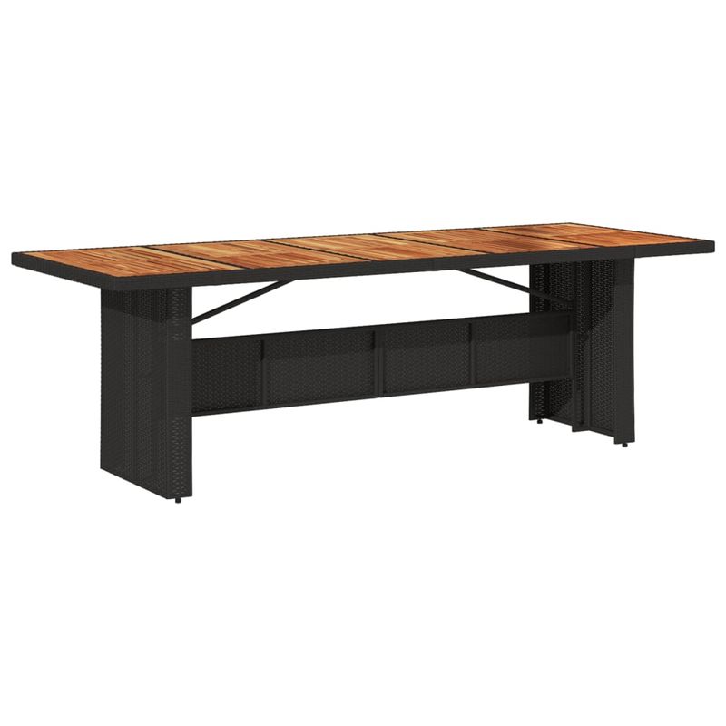 Casa si Gradina - Gradina si terasa - Mobilier exterior - Seturi mobila gradina - Set bistro de gradina, 11 piese, cu perne, negru, poliratan - Infinity.ro
