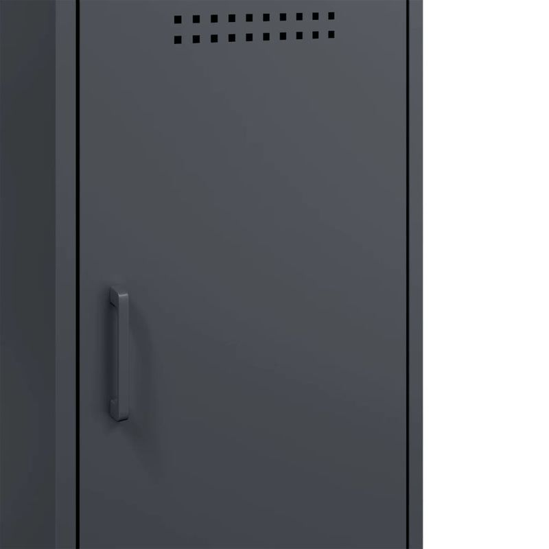 Casa si Gradina - Mobilier - Comode si corpuri - Comode - Dulap, antracit, 36x39x79 cm, otel laminat la rece - Infinity.ro