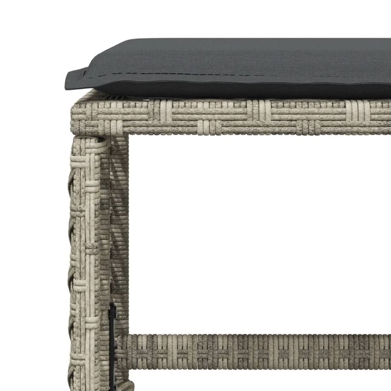 Casa si Gradina - Gradina si terasa - Mobilier exterior - Seturi mobila gradina - Set mobilier de gradina cu perne 13 piese gri deschis poliratan - Infinity.ro