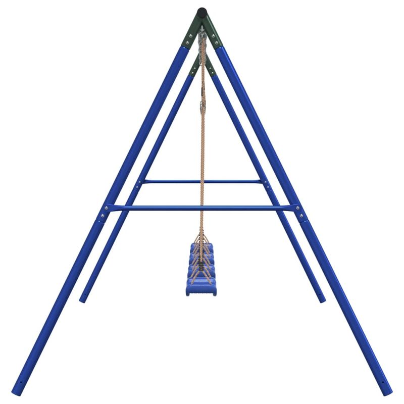 Jucarii, Copii si Bebe - Jucarii si jocuri - Jucarii de exterior - Spatii de joaca si accesorii - Set leagan de exterior, cu 4 leagane, albastru - Infinity.ro