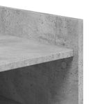 Casa si Gradina - Mobilier - Organizare si depozitare - Organizator incaltaminte - Pantofar, gri beton, 74,5x37,5x100 cm, lemn prelucrat - Infinity.ro