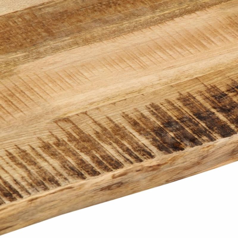 Casa si Gradina - Mobilier - Feronerie si accesorii mobila - Blat de masa contur natural 90x60x3,8 cm lemn masiv mango brut - Infinity.ro