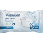 Casa si Gradina - Bucatarie si vesela - Ustensile bucatarie - Cani filtrante si accesorii - Cana filtranta de sticla Wessper AquaMax Crystalline 2.5L cu filtru, Albastru - Infinity.ro