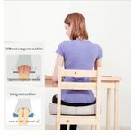 Casa si Gradina - Textile si covoare - Perne si pilote - Perne - Perna ortopedica sezut, din spuma cu Memorie, Superioara, scaun de masina /birou, Amelioreaza dureri Lombare si Sciatice - Infinity.ro