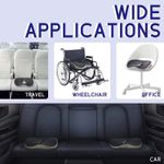 Casa si Gradina - Textile si covoare - Perne si pilote - Perne - Perna ortopedica sezut, din spuma cu Memorie, Superioara, scaun de masina /birou, Amelioreaza dureri Lombare si Sciatice - Infinity.ro