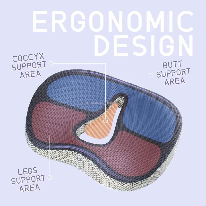 Casa si Gradina - Textile si covoare - Perne si pilote - Perne - Perna ortopedica sezut, din spuma cu Memorie, Superioara, scaun de masina /birou, Amelioreaza dureri Lombare si Sciatice - Infinity.ro