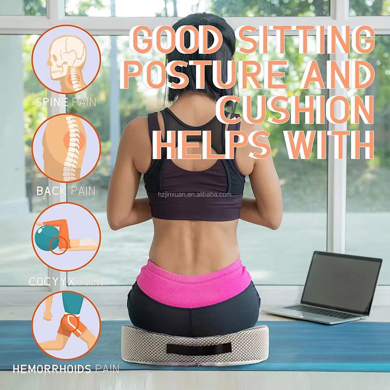 Casa si Gradina - Textile si covoare - Perne si pilote - Perne - Perna ortopedica sezut, din spuma cu Memorie, Superioara, scaun de masina /birou, Amelioreaza dureri Lombare si Sciatice - Infinity.ro