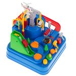 Jucarii, Copii si Bebe - Jucarii si jocuri - Vehicule si jucarii cu telecomanda - Masinute - Pista de Masini, Traseu cu Obstacole, Elemente Mobile, Butoane Control, 4 Masinute, de Politie, Pompieri, Curse - Infinity.ro