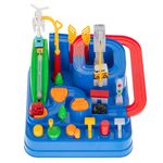 Jucarii, Copii si Bebe - Jucarii si jocuri - Vehicule si jucarii cu telecomanda - Masinute - Pista de Masini, Traseu cu Obstacole, Elemente Mobile, Butoane Control, 4 Masinute, de Politie, Pompieri, Curse - Infinity.ro