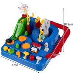 Jucarii, Copii si Bebe - Jucarii si jocuri - Vehicule si jucarii cu telecomanda - Masinute - Pista de Masini, Traseu cu Obstacole, Elemente Mobile, Butoane Control, 4 Masinute, de Politie, Pompieri, Curse - Infinity.ro