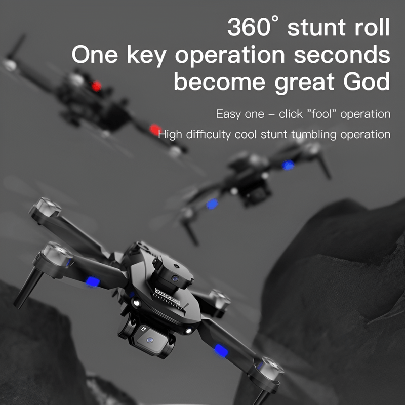 TV, Audio-Video si Foto - Camere de actiune si drone - Drone - Drona cu Telecomanda F196, Camera Video, WiFi, Evitare Inteligenta a Obstacolelor, Geanta de Transport 2 Baterii Incluse - Infinity.ro