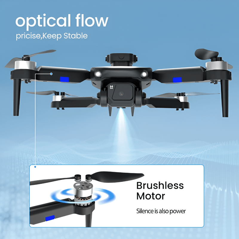 TV, Audio-Video si Foto - Camere de actiune si drone - Drone - Drona cu Telecomanda F196, Camera Video, WiFi, Evitare Inteligenta a Obstacolelor, Geanta de Transport 2 Baterii Incluse - Infinity.ro
